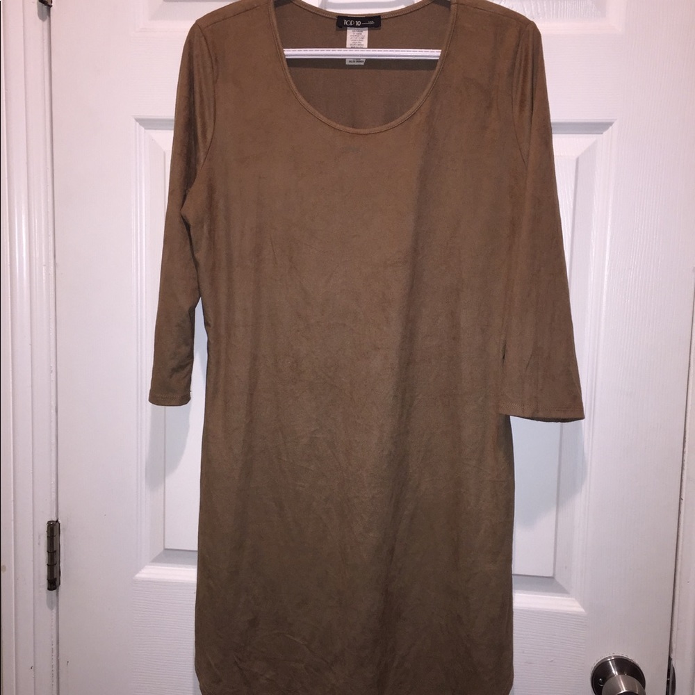 Sway Long Sleeve Dress (Brown)